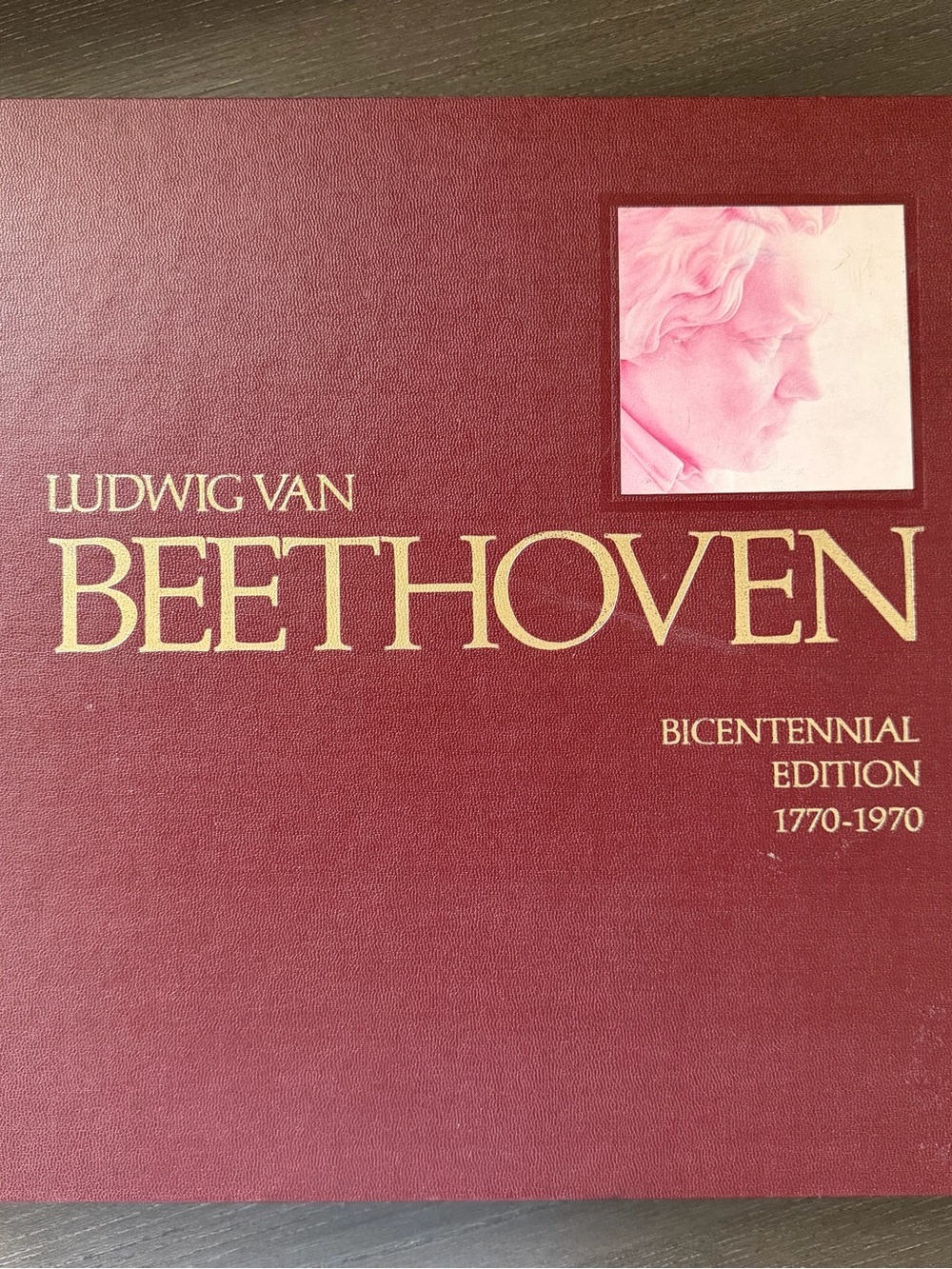 Vintage Beethoven Bicentennial Coffee Table Book
